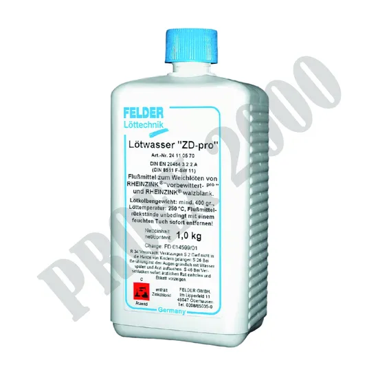 Lötwasser na RZ předzv - ZD-PRO, 750ml1 kg  (Felder)