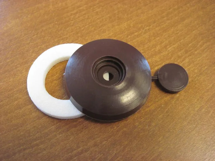 Přítlačný terčík BIG Button hnědý + těsnění