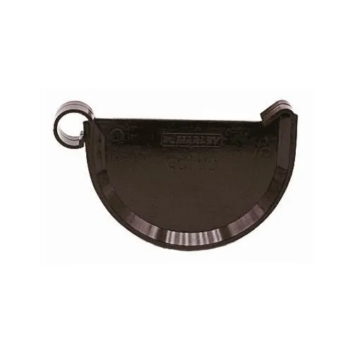 Čelo žlabové Marley antracit 125mm 85166