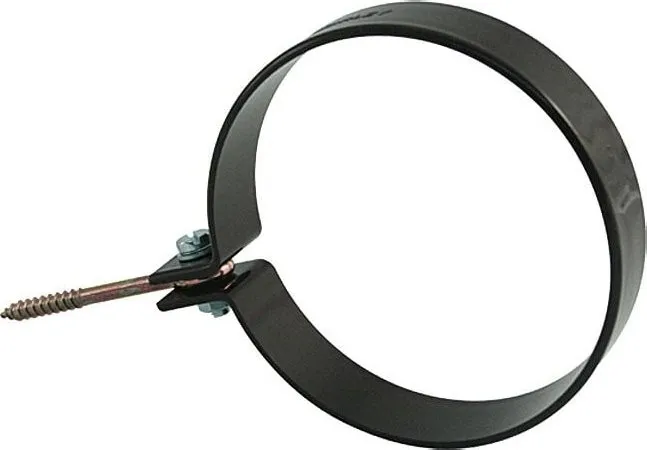 Objímka svodu Marley bílá 75mm se šroubem 84282