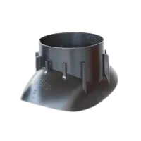 Terran - adaptér pro turbokotel PVC, 125mm, - antracit
