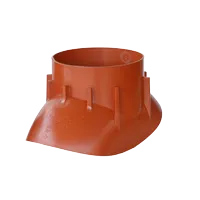 Terran - adaptér pro turbokotel PVC, 125mm, - červený