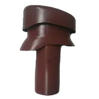 Terran - větrací komínek krátký 110mm20cm - višňově červený