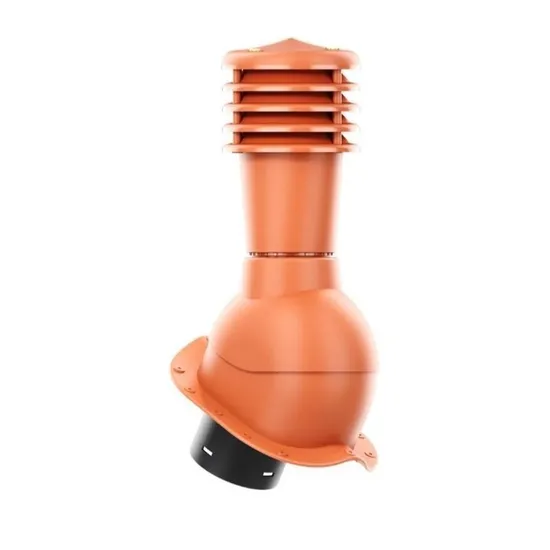HPI - odvětrávací set pro plechové krytiny pr.110mm, - tmavě hnědá, nízký profil