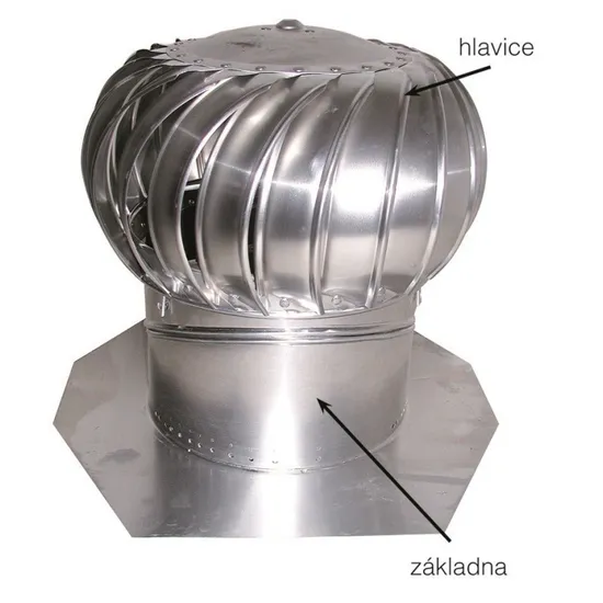 Ventilační turbína LOMANCO BIB12 - přírodní