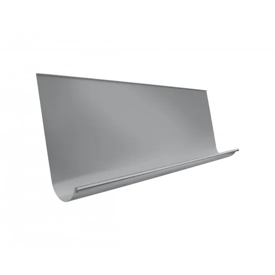 Okapový žlab nástřešní prachově šedý 650 mm, 4 m