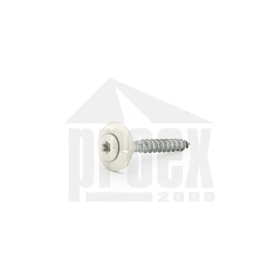 Šroub klempířský pozink. 4,8x35mm, bílá RAL9010