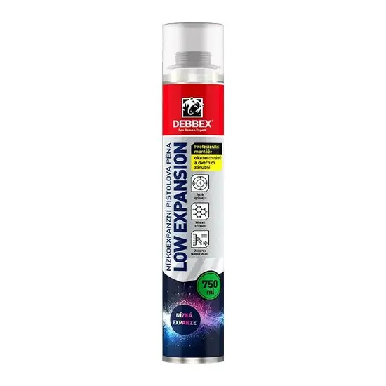 PUR stav. pěna 750ml NÍZKOEXPANZNÍ Den Braven