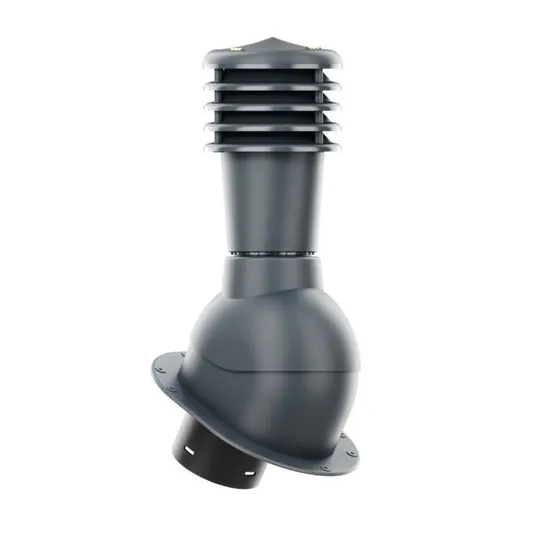 HPI - odvětrávací set pro šindel, falcovaný plech, Click, pr.110mm, - antracit