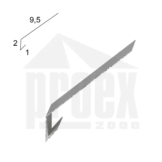 Okapnička pozinkovaná 125 mm