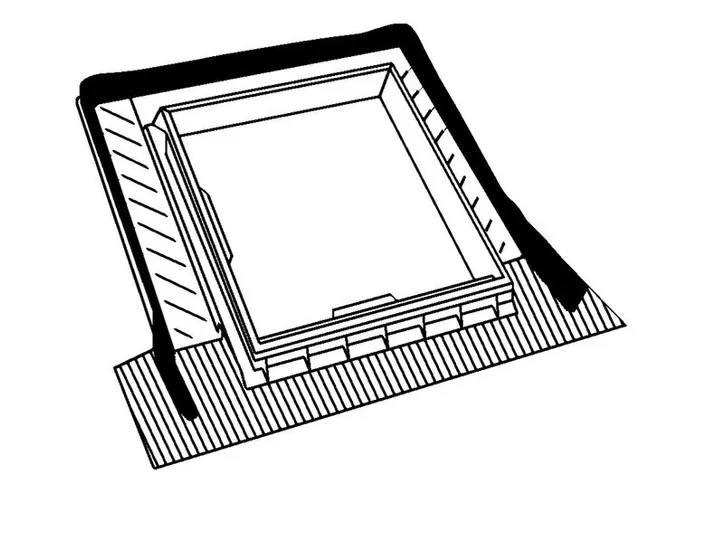 Bramac - okno Luminex UNI 70,5x76,5cm - černé