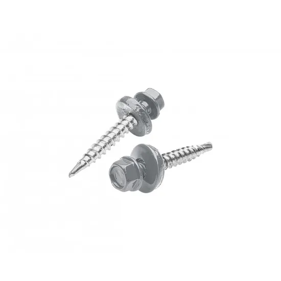 Šroub samořezný pozink. 4,8x20mm prachově šedá RAL7037
