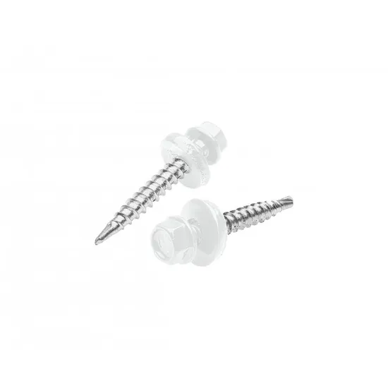 Šroub samořezný pozink. 4,8x20mm šedobílá RAL9002