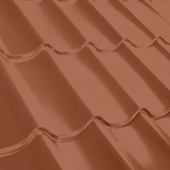 Satjam Roof  Nordic polyestersat 25, cihlově červená RAL 8004