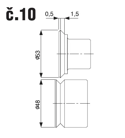 Rolny k XB 50/180 - č.10