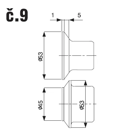 Rolny k XB 50/180 - č.9