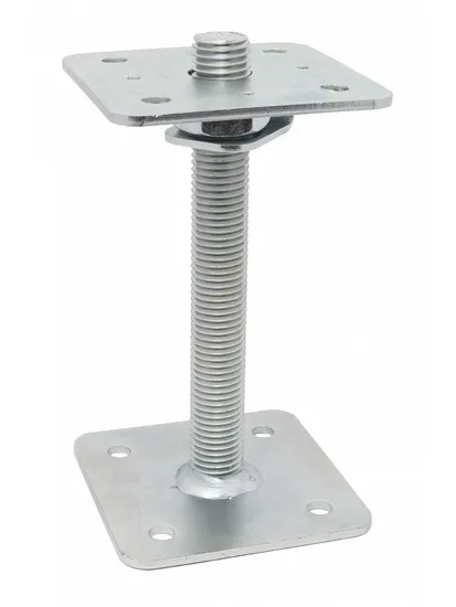 Rapi-Tec patka pilíře 110x110330mm, matice M24 s pojistkou, galv.zn.