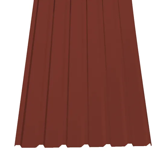 Trapezový plech SAT 18W NP polyester 0,5mm, RAL3009, stěnový profil