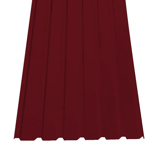 Trapezový plech SAT 18 NP polyester 0,7 červená RAL3011
