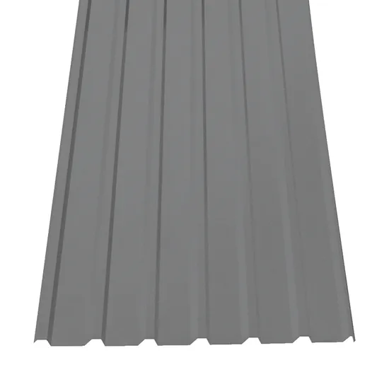 Trapezový plech SAT 18W NP polyester 0,5mm, RAL7000, stěnový profil