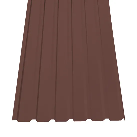 Trapezový plech SAT 35 polyester 0,5 tmavě hnědá RR032