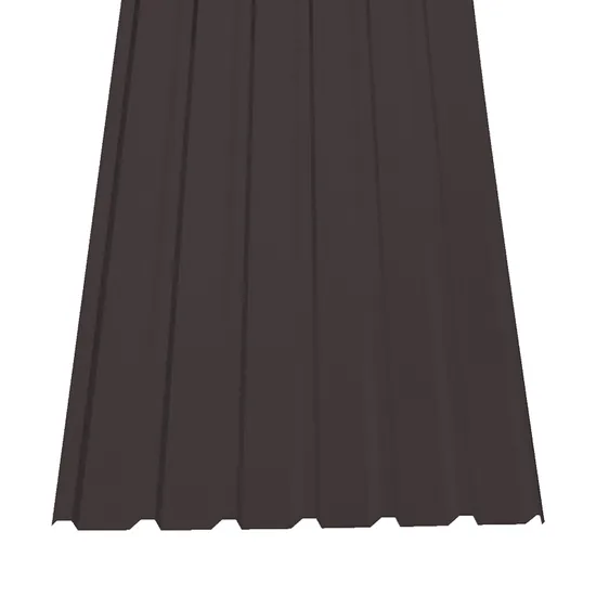 Trapezový plech SAT 18 NP polyester 0,5 tmavě hnědá RAL8019 (RR32)