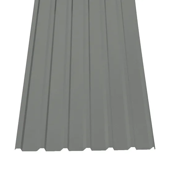 Trapezový plech SAT 18 NP polyester 0,63 stříbrná metalíza RAL9006