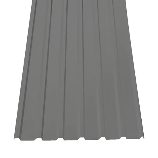 Trapezový plech SAT 18 NP polyester 0,5 šedý hliník RAL9007