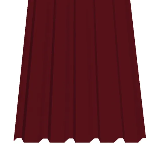 Trapezový plech SAT 35 polyester 0,5  korálově červená RAL3016