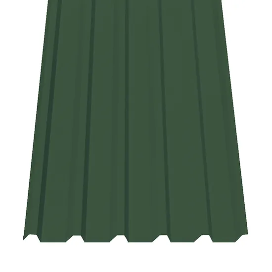 Trapezový plech SAT 35 polyester 0,63 tmavě zelená RAL6005