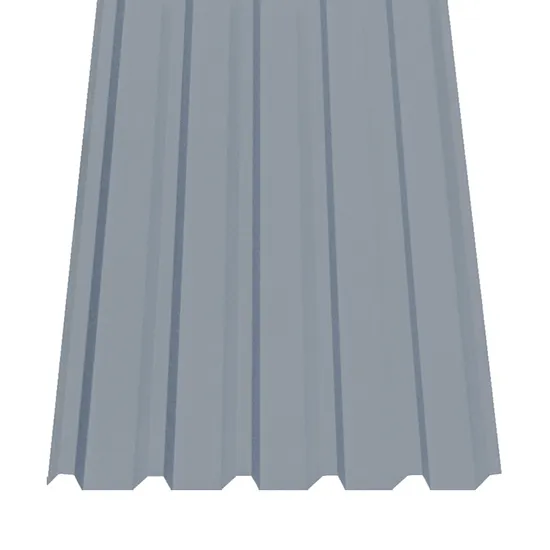 Trapezový plech T 45 polyester 0,7 světle šedá RAL7035