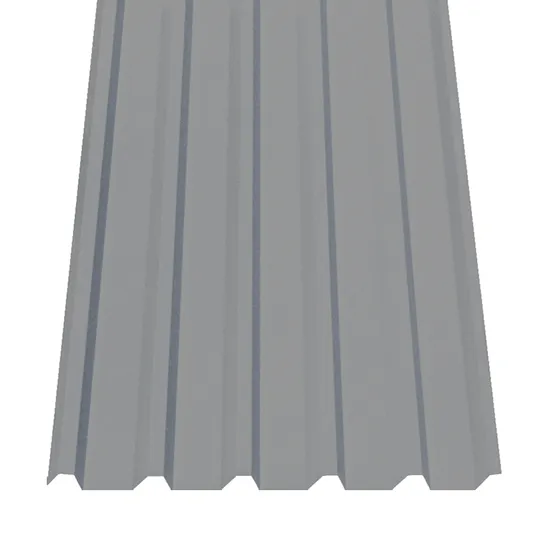 Trapezový plech SAT 35 polyester 0,63 šedobílá RAL9002