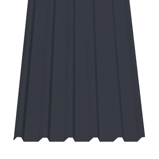 Trapezový plech SAT 35 polyester 0,5 černá RAL9005