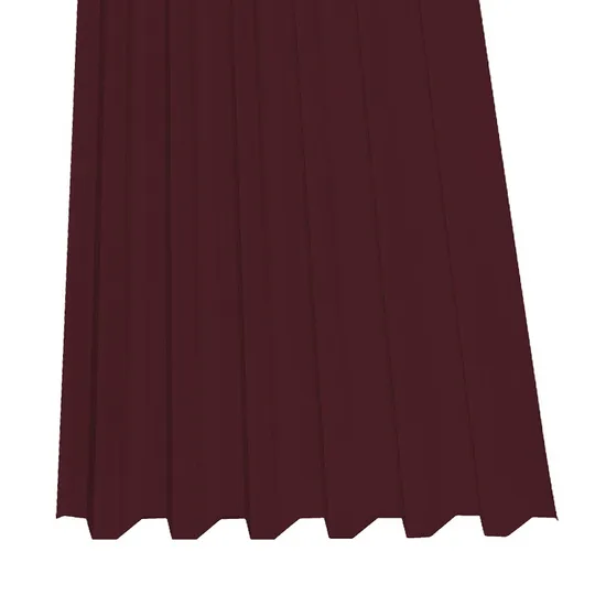 Trapezový plech SAT 40 polyester 0,63 červená  RAL3011