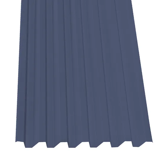 Trapezový plech SAT 40 polyester 0,5,  modrá RAL5010