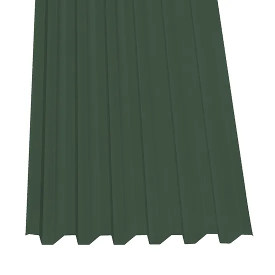Trapezový plech SAT 40 polyester 0,75 trávově zelená  RAL6011