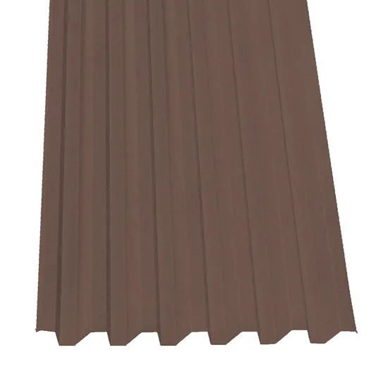 Trapezový plech SAT 40 polyester 0,5 cihlově červená  RAL8004