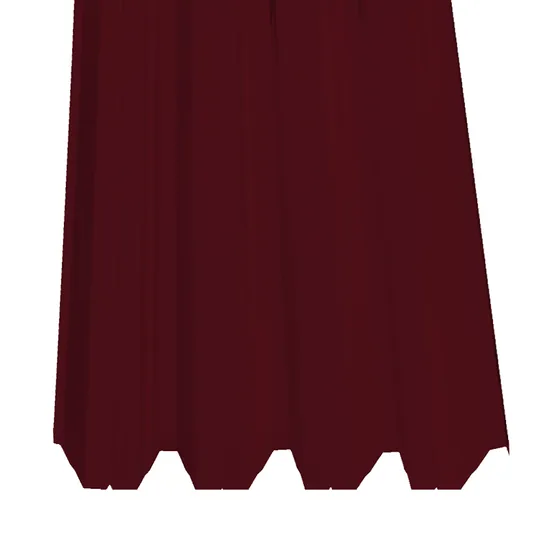 Trapezový plech SAT 50 polyester 0,5 červená RAL3011