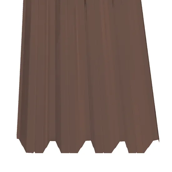 Trapezový plech SAT 50 polyester 0,5 cihl. červený RAL8004