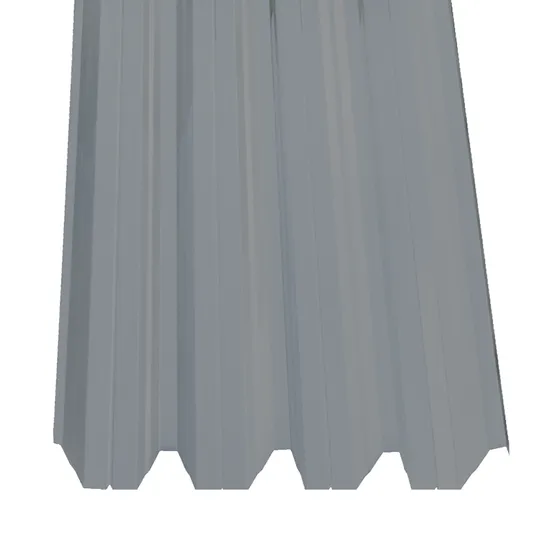 Trapezový plech SAT 50 polyester 1,0mm šedobílá RAL 9002