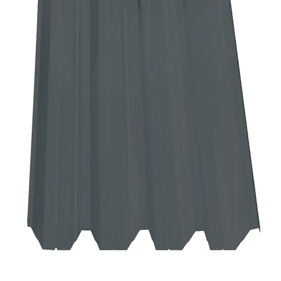 Trapezový plech SAT 50 polyester 0,5 stříbrná RAL9006