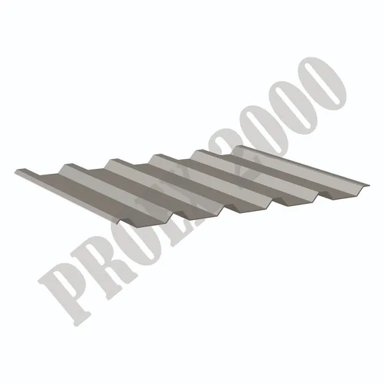 Trapezový plech SAT 35 polyester 0,5, černá RAL9005 - 2000mm