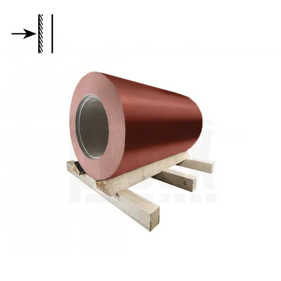Svitek hliníkový červený jednostranný RAL 3016 - 0,6x1000 mm