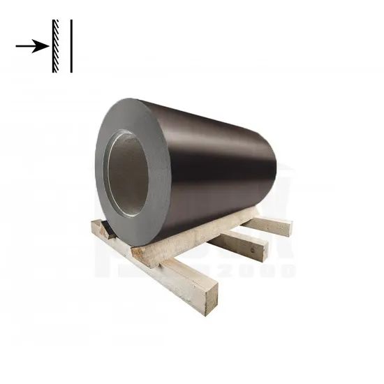 Svitek hliníkový hnědý jednostranný RAL 8017 - 0,6x1000 mm