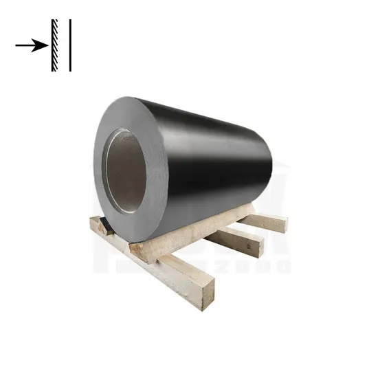 Svitek pozinkovaný intenzivně černý jednostranný RAL 9005 - 0,55x625 mm
