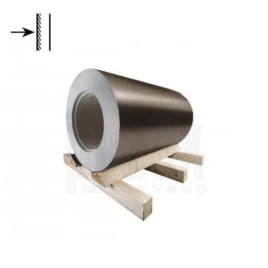 Svitek pozinkovaný tmavě hnědý jednostranný RAL 8028 - 0,55x1250 mm