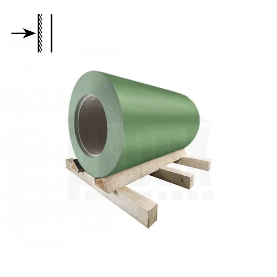 Svitek pozinkovaný trávově zelený jednostranný RAL 6011 - 0,55x625 mm