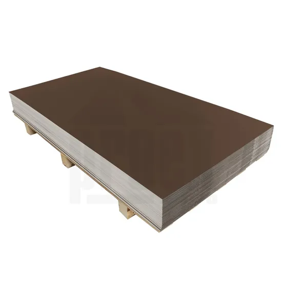 Plech tab.LINDAB 0,5x1230x2000mm hnědá RAL8017