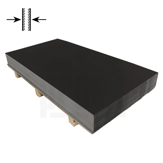 Tabule intenzivně černá oboustranná RAL 9005 - 0,55x1250x2000mm