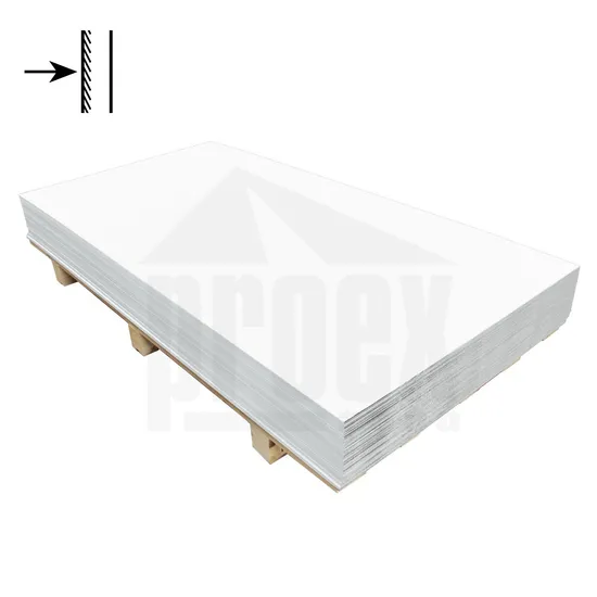 Tabule bílá jednostranná RAL 9010 - 0,55x1250x2000mm